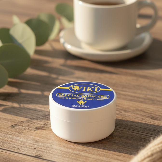 WIKI Night Cream –  Blue Edition | Deep Repair, Whitening, Anti-Aging & Moisturizing Night Treatment for Bright, Smooth, Glowing Skin black colour
